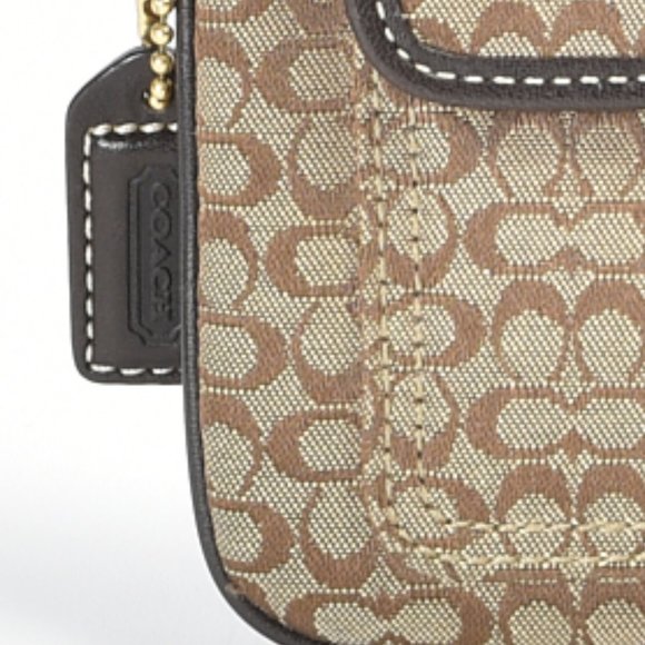 Coach Signature Small Fabric Bag. {Ex+} - Picture 5 of 5